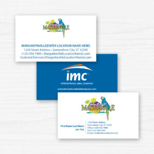 IMC Margaritaville Business Cards, multiple template versions, product thumbnail