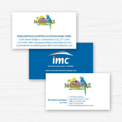 IMC Margaritaville Business Cards, multiple template versions, product thumbnail